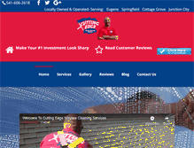 Tablet Screenshot of cuttingedgewindowcleaningservices.com